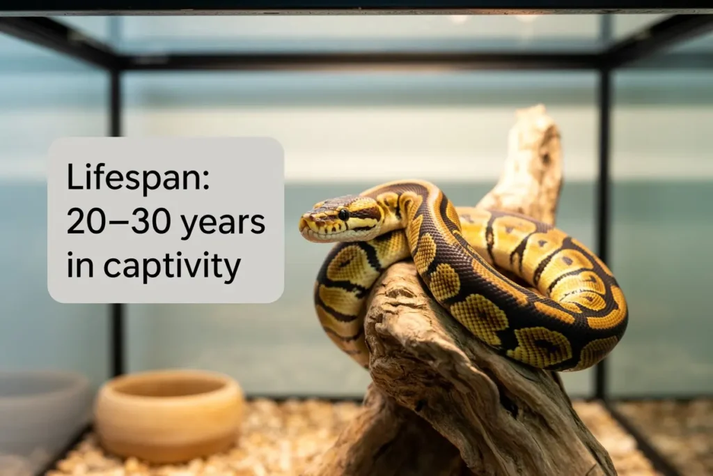 ball python life span