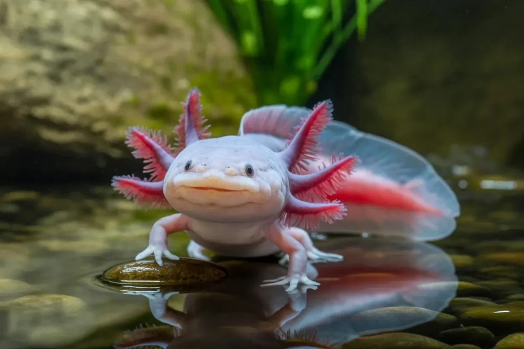 Axolotl Features HD Unique Image