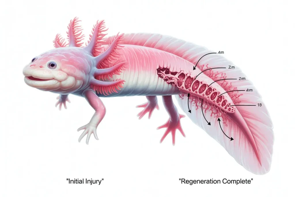 Axolotl regenrations ability