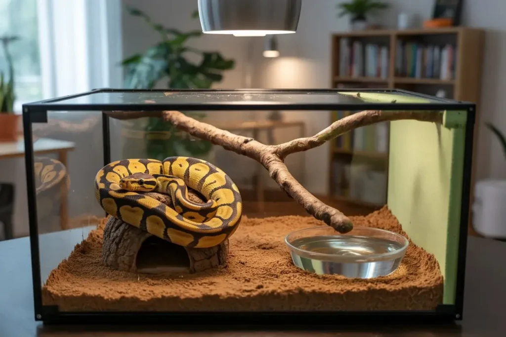 ball python habitat
